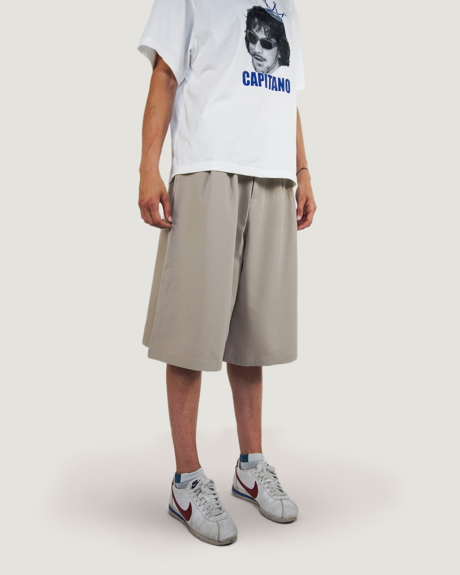 EVERYDAY PLEATED JORTS