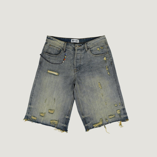 DISTRESSED JORTS