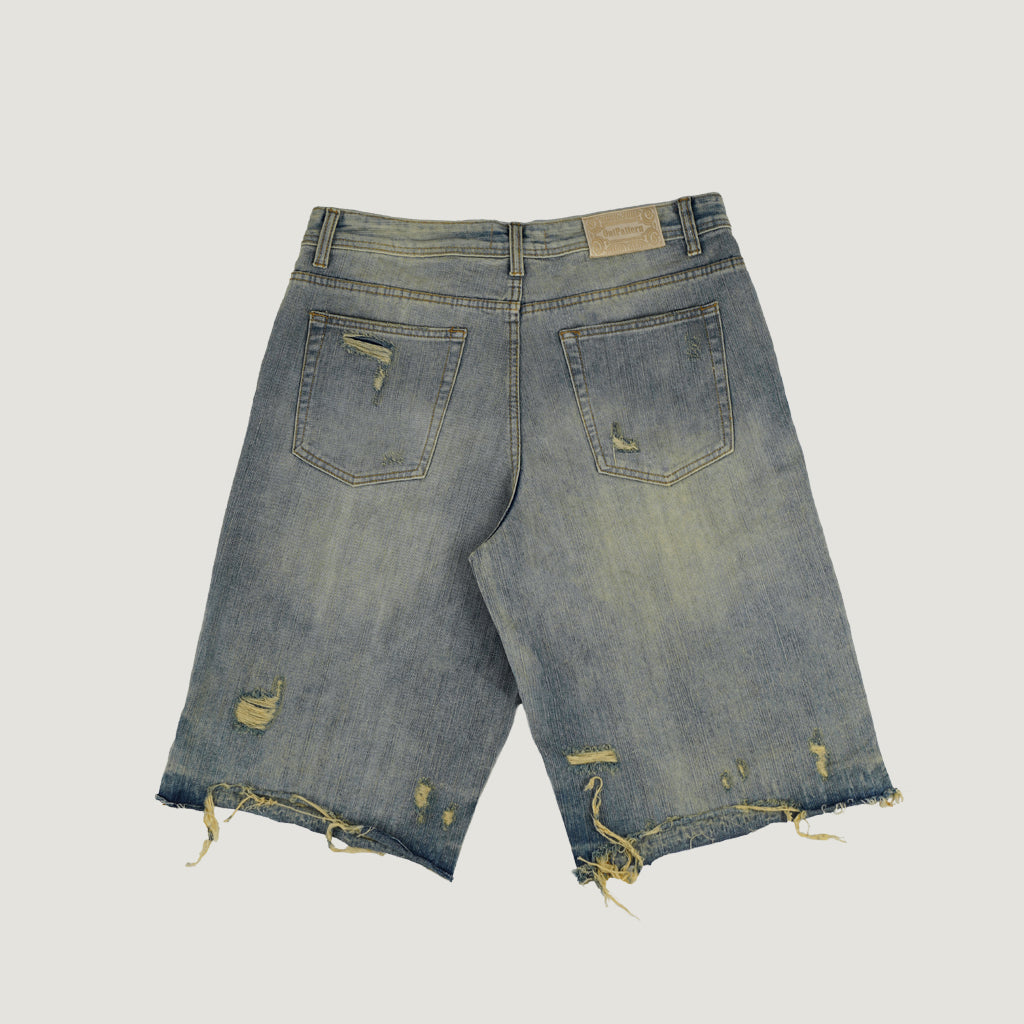 DISTRESSED JORTS