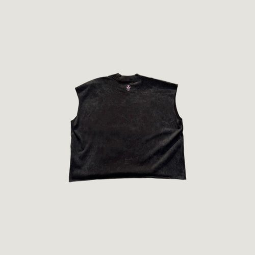 "Life Needs Confidence" Sleeveless Black