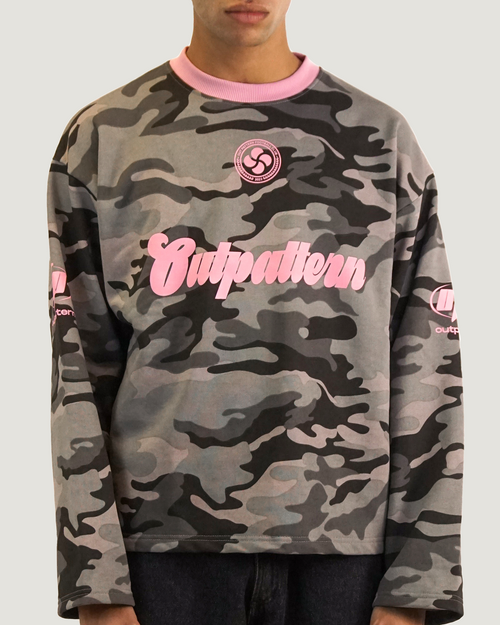 PINK CAMO CREWNECK